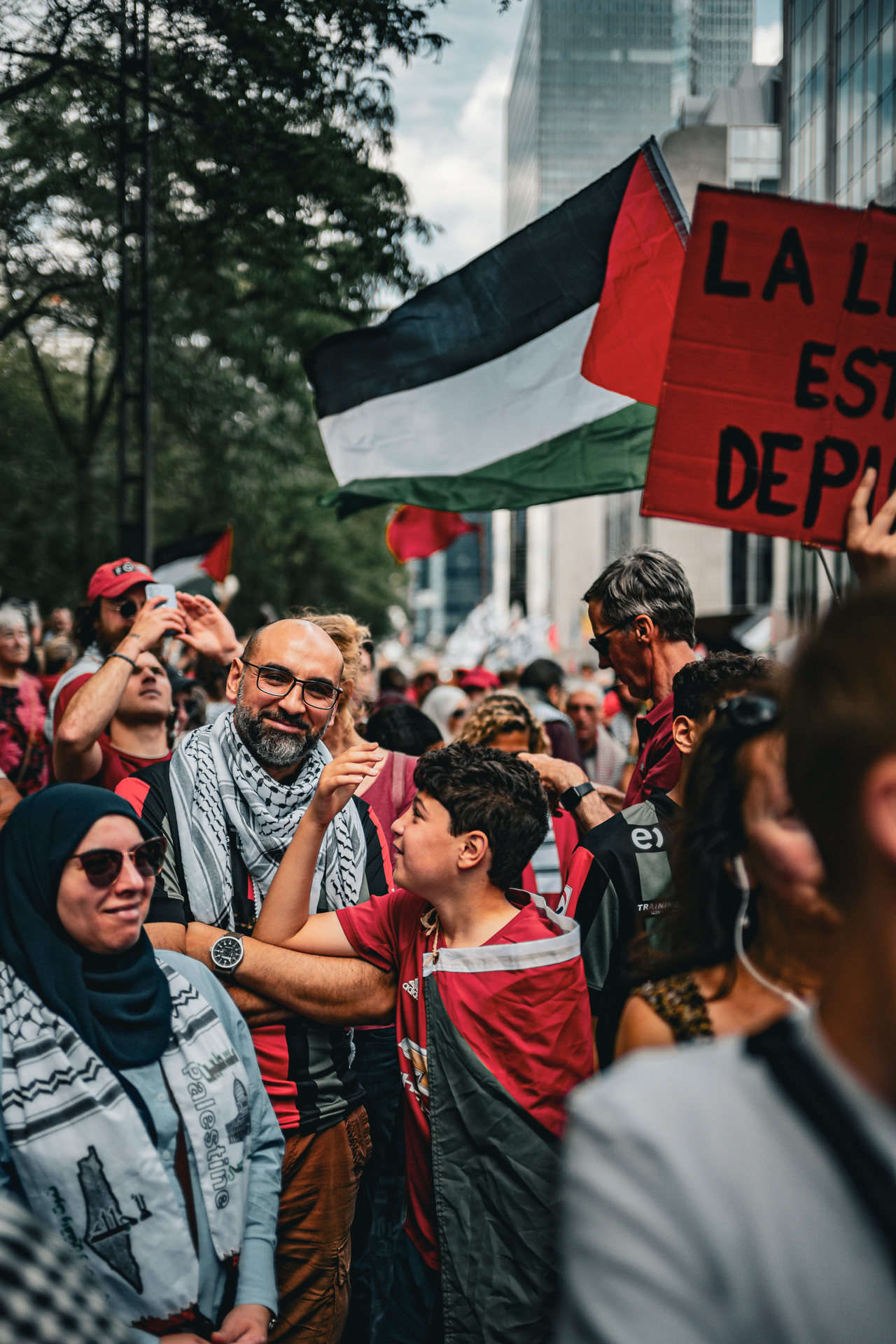 Gaza betoging Brussel
